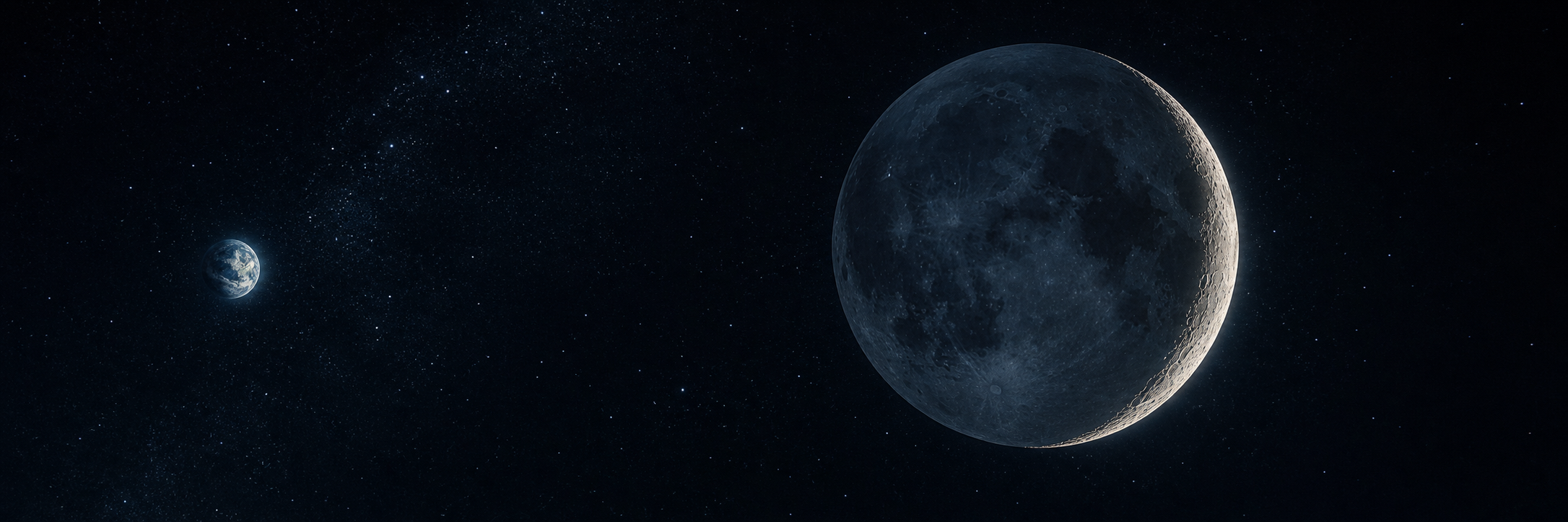 La lumière cendrée : voir la Terre sur la Lune