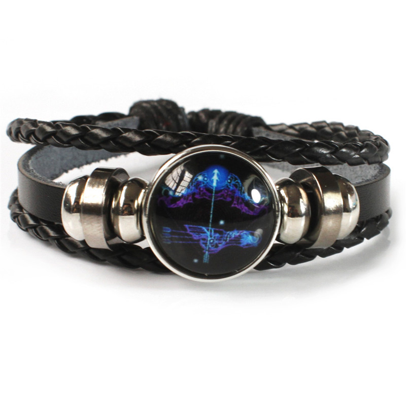 Bracelet Zodiacal Sagittaire - Médaillon Céleste