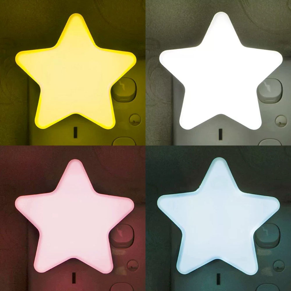 Veilleuse Étoile Multicolore – Lumière Céleste Douce