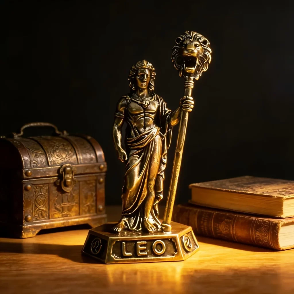Statuette de la Balance – Signe du zodiaque en laiton