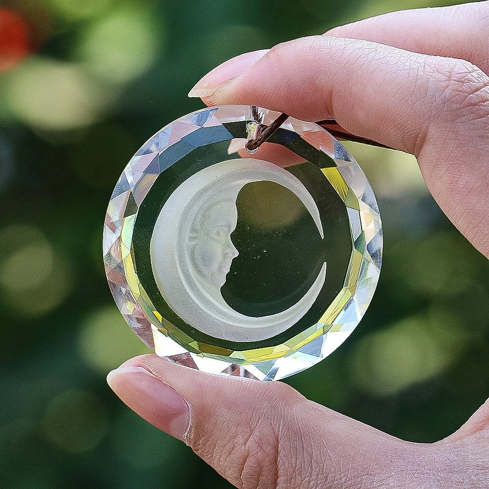 Attrape-soleil cristal croissant de lune – Image 2