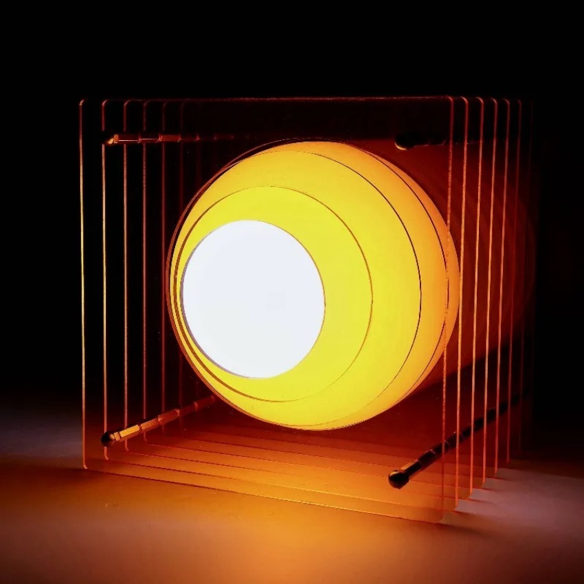 Lampe lunaire DIY en acrylique a couches