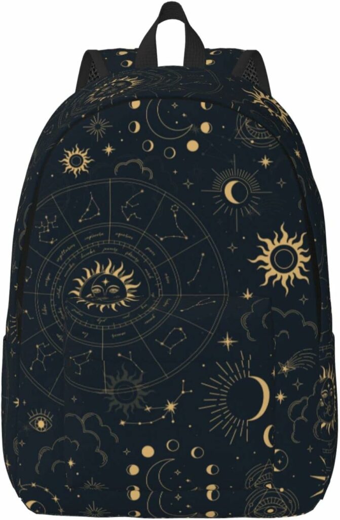 Sac a dos soleil lune et etoiles