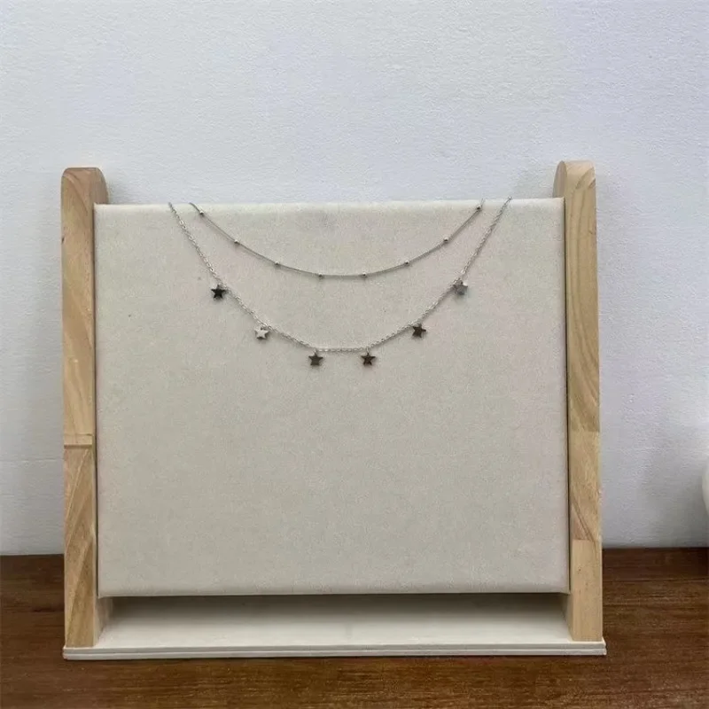 Collier gothique étoile argentée – chaîne punk